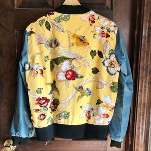 Bomber Jacket - unique floral detailing